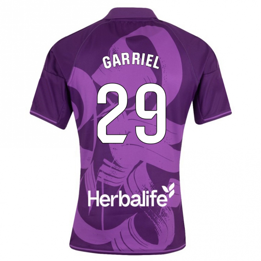 Women Football Iván Garriel #29 Violet Away Jersey 2023/24 T-Shirt Canada