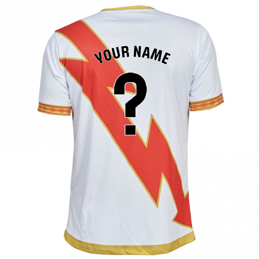 Kids Football Your Name #0 White Home Jersey 2023/24 T-Shirt Canada