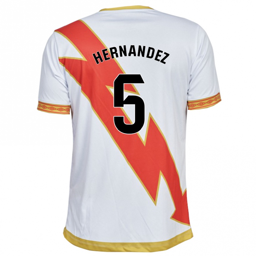 Enfant Football Maillot Aridane Hernández #5 Blanc Tenues Domicile 2023/24 Canada