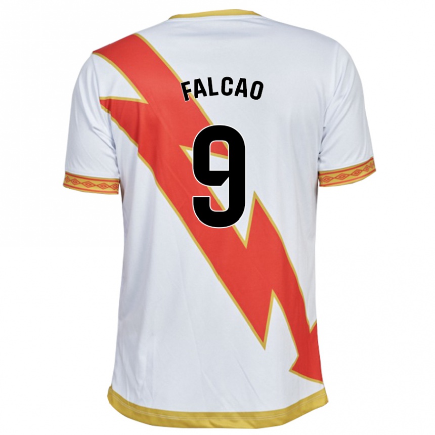 Enfant Football Maillot Radamel Falcao #9 Blanc Tenues Domicile 2023/24 Canada