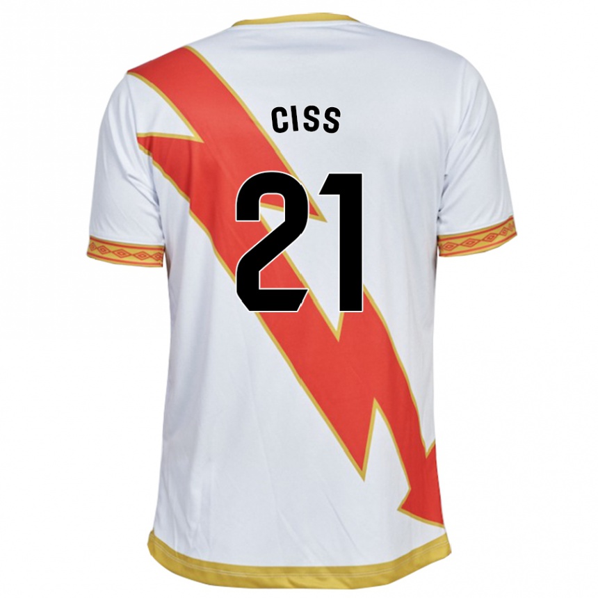 Kids Football Pathé Ciss #21 White Home Jersey 2023/24 T-Shirt Canada