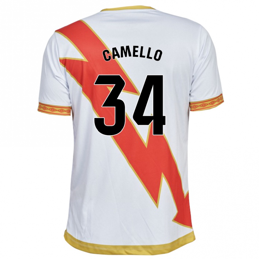 Enfant Football Maillot Sergio Camello #34 Blanc Tenues Domicile 2023/24 Canada