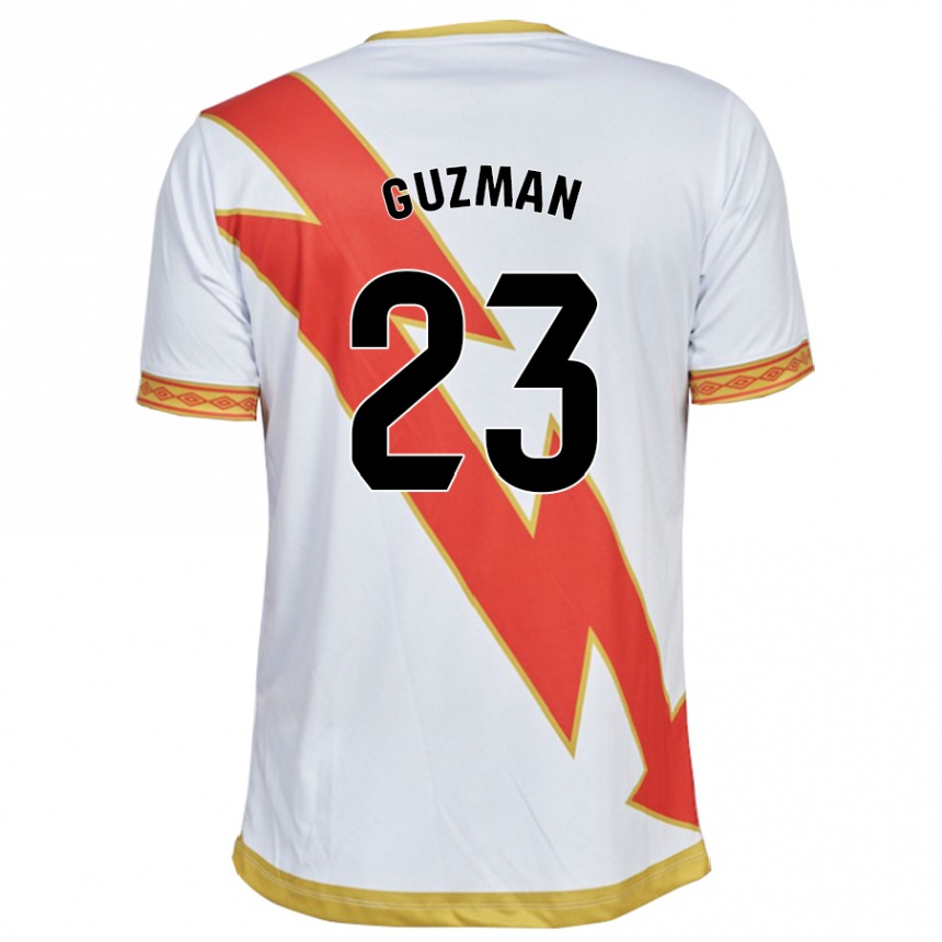 Kids Football Miguel Guzmán #23 White Home Jersey 2023/24 T-Shirt Canada