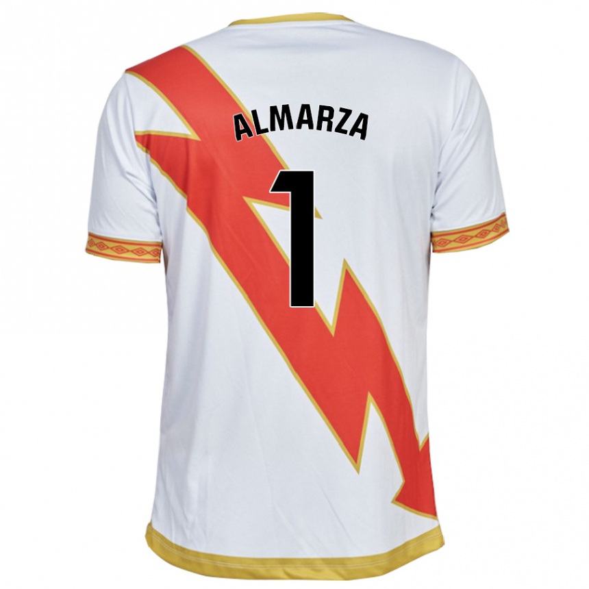 Kids Football Ana Almarza Garrido #1 White Home Jersey 2023/24 T-Shirt Canada