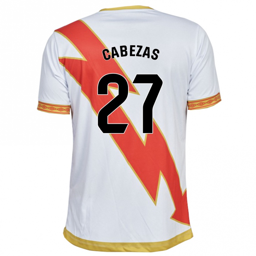 Enfant Football Maillot Claudia María Cabezas #27 Blanc Tenues Domicile 2023/24 Canada