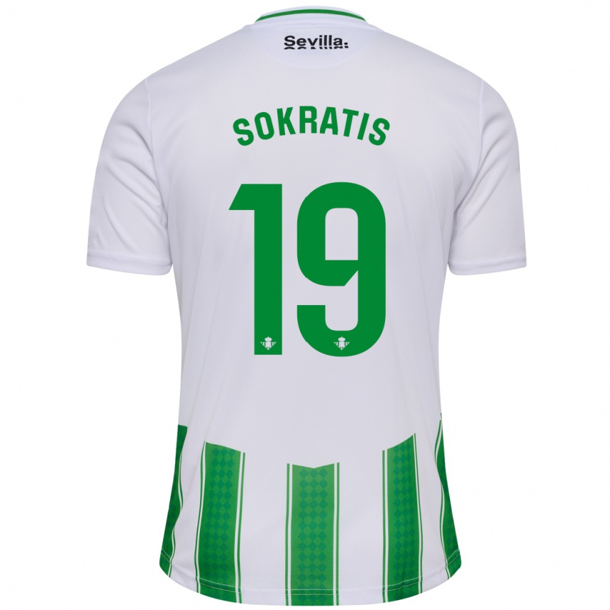 Kids Football Sokratis Papastathopoulos #19 White Home Jersey 2023/24 T-Shirt Canada