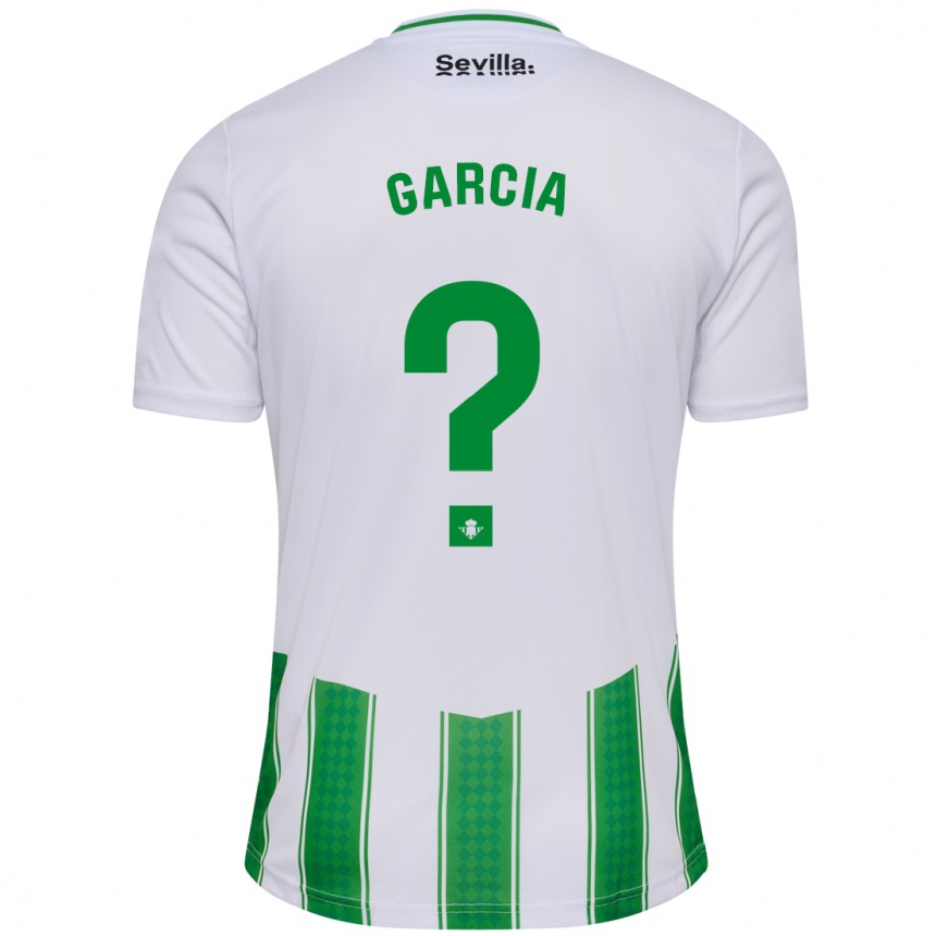 Kids Football Germán García #0 White Home Jersey 2023/24 T-Shirt Canada