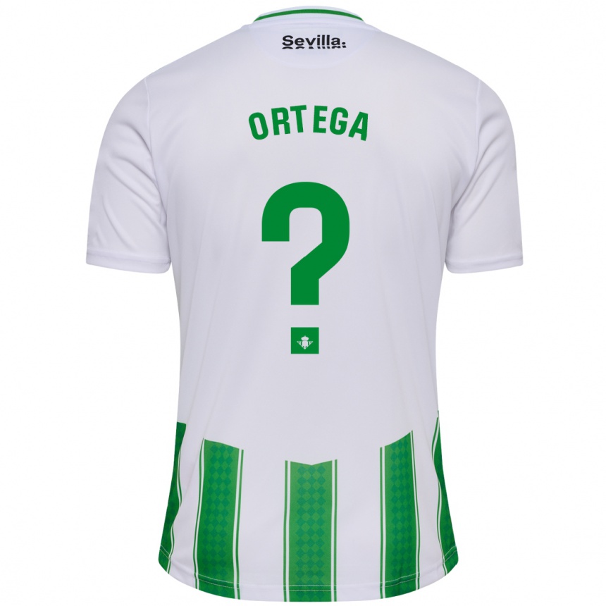 Enfant Football Maillot José Ortega #0 Blanc Tenues Domicile 2023/24 Canada