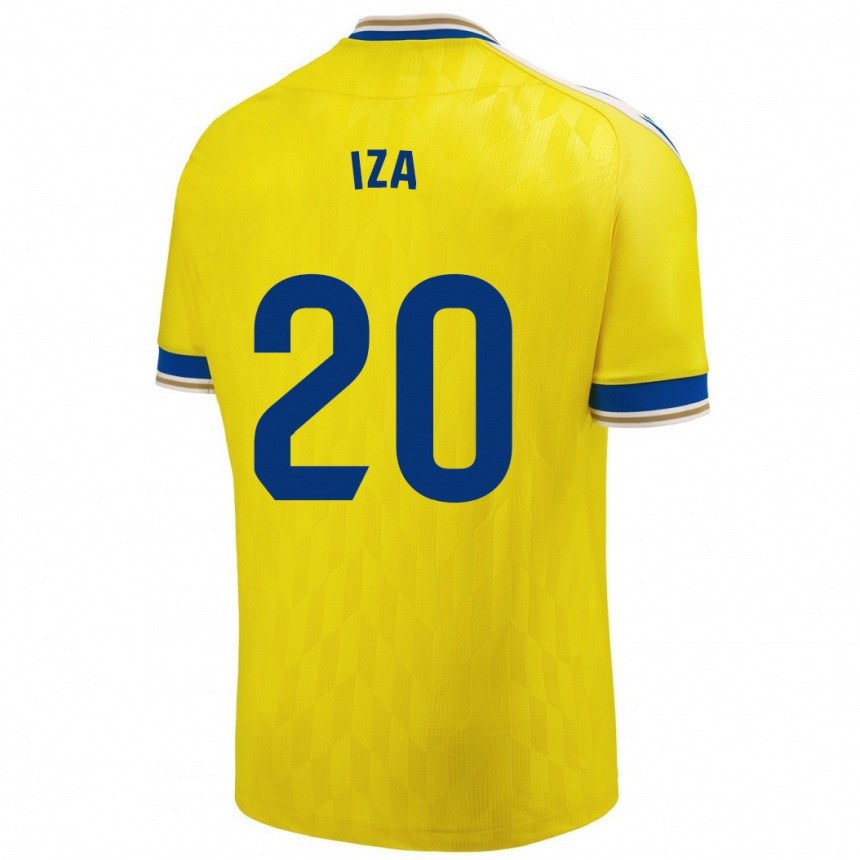 Kids Football Iza Carcelén #20 Yellow Home Jersey 2023/24 T-Shirt Canada