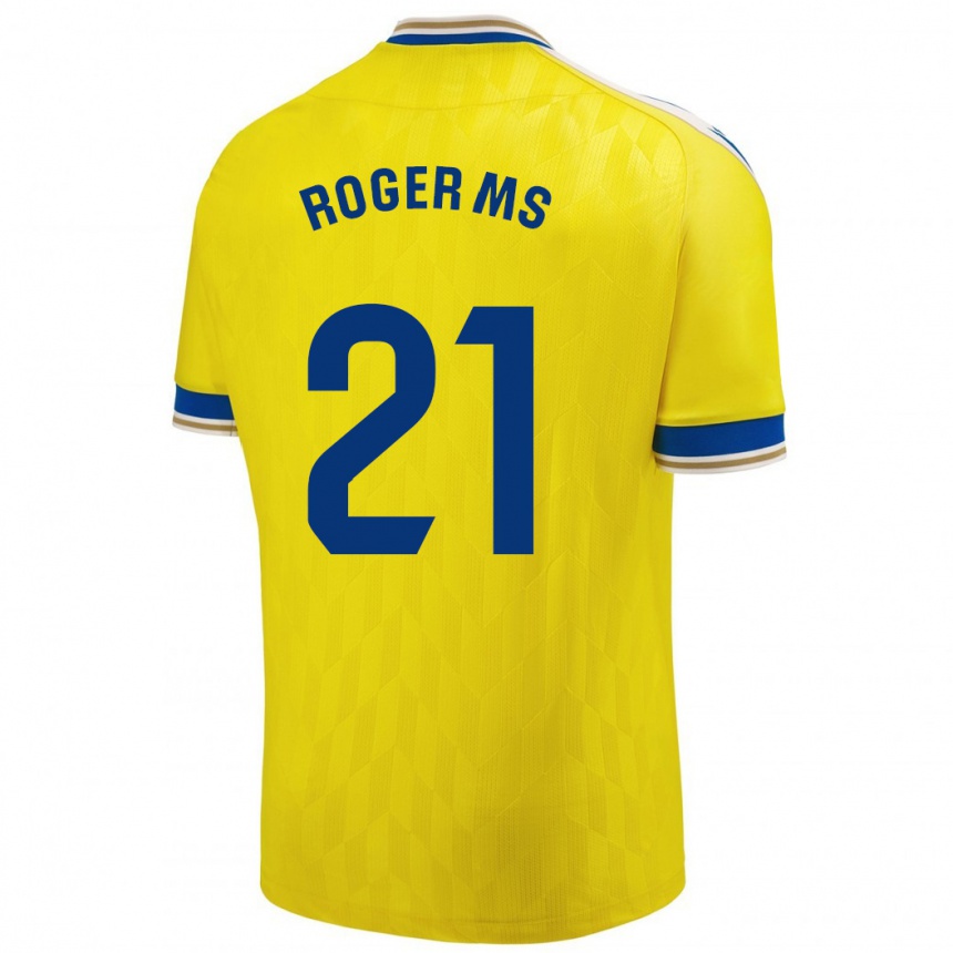 Enfant Football Maillot Roger Martí #21 Jaune Tenues Domicile 2023/24 Canada