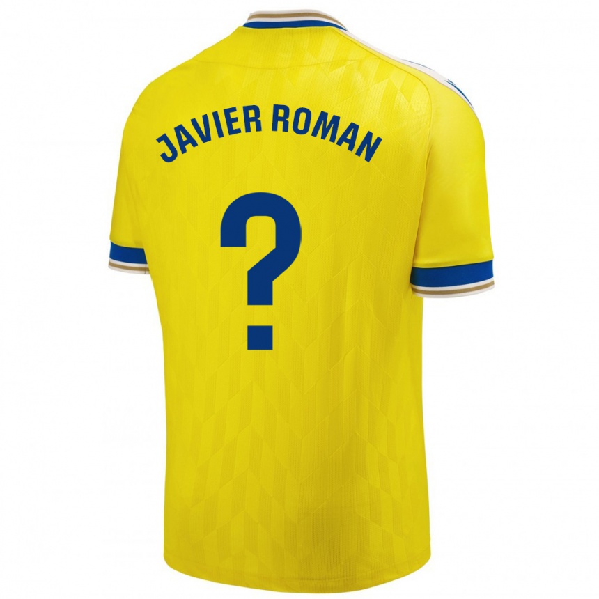 Kids Football José Javier Román #0 Yellow Home Jersey 2023/24 T-Shirt Canada