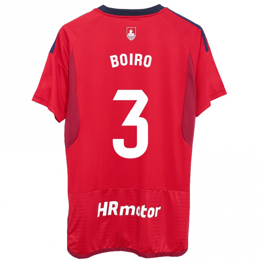 Enfant Football Maillot Adama Boiro #3 Rouge Tenues Domicile 2023/24 Canada