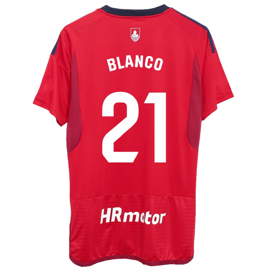 Enfant Football Maillot Alexia Blanco Llacuno #21 Rouge Tenues Domicile 2023/24 Canada