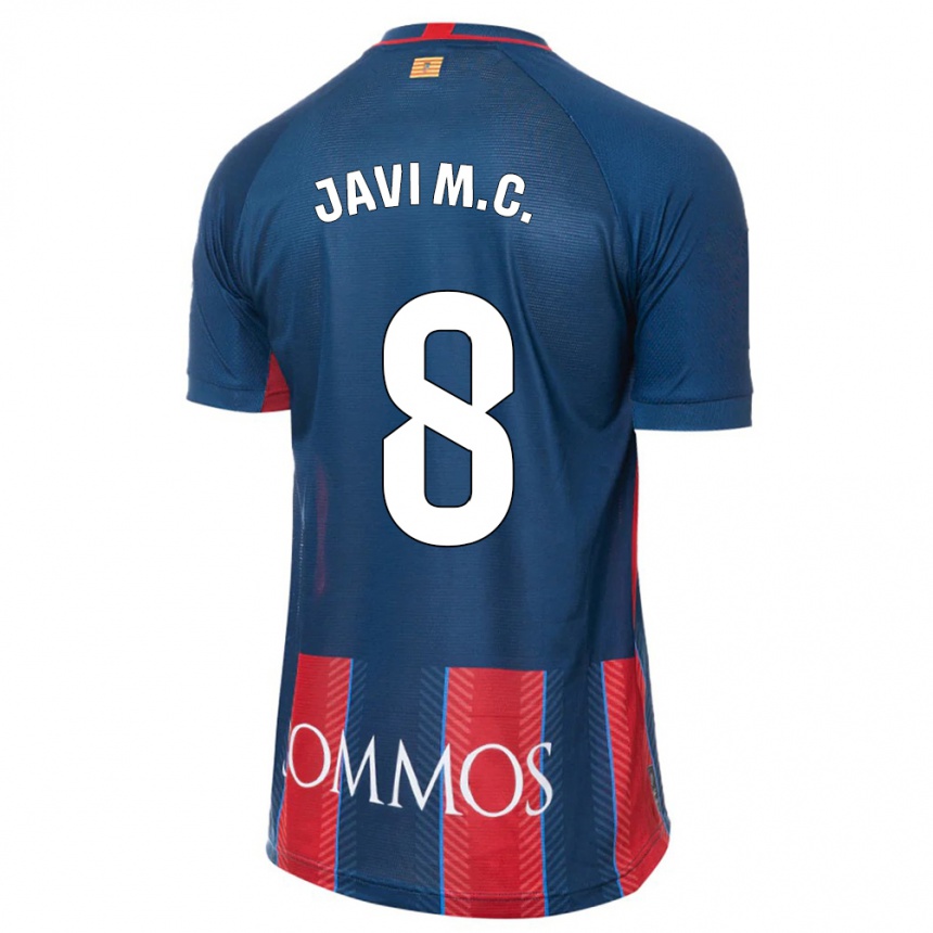 Enfant Football Maillot Javi Martínez #8 Marin Tenues Domicile 2023/24 Canada