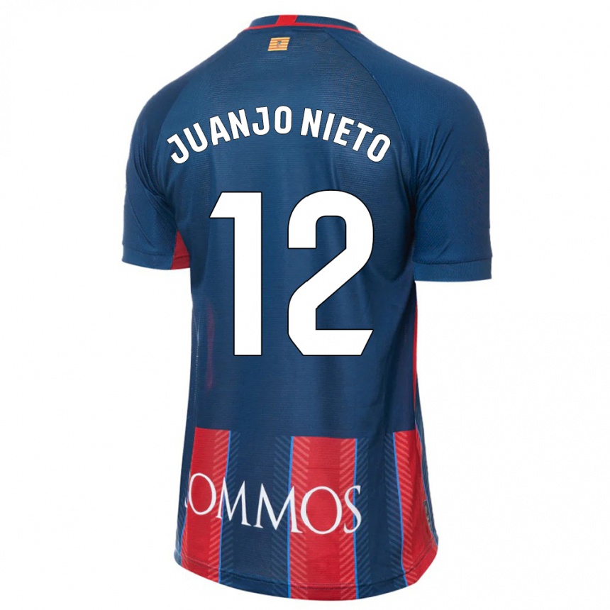 Kids Football Juanjo Nieto #12 Navy Home Jersey 2023/24 T-Shirt Canada