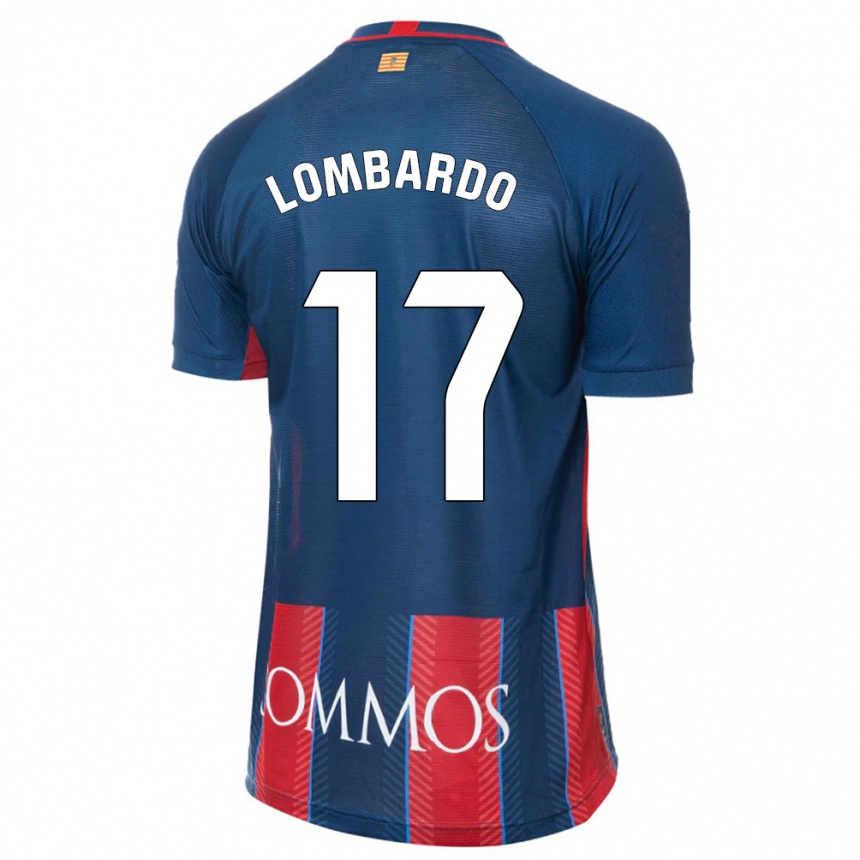 Kids Football Enzo Lombardo #17 Navy Home Jersey 2023/24 T-Shirt Canada