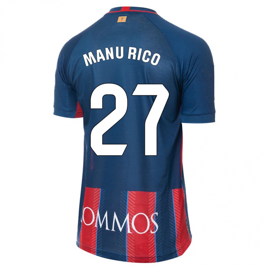 Enfant Football Maillot Manu Rico #27 Marin Tenues Domicile 2023/24 Canada