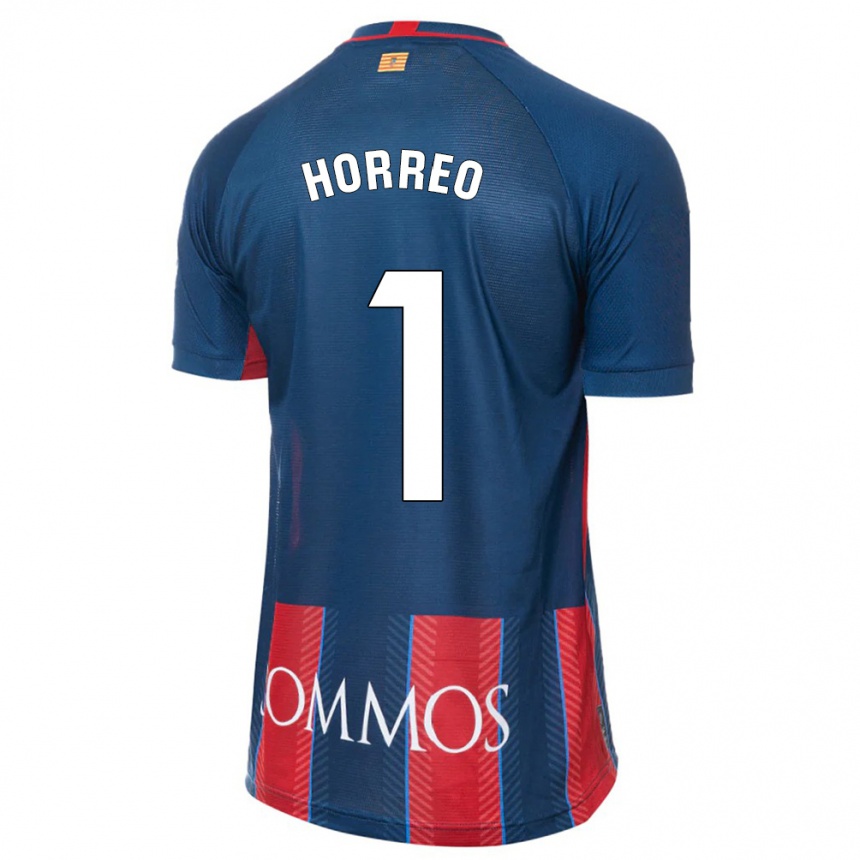 Enfant Football Maillot Berto Hórreo #1 Marin Tenues Domicile 2023/24 Canada