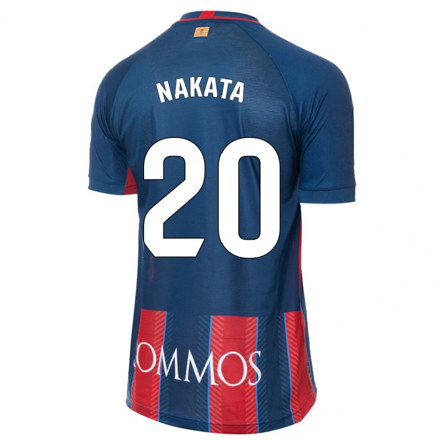 Enfant Football Maillot Yuki Nakata #20 Marin Tenues Domicile 2023/24 Canada