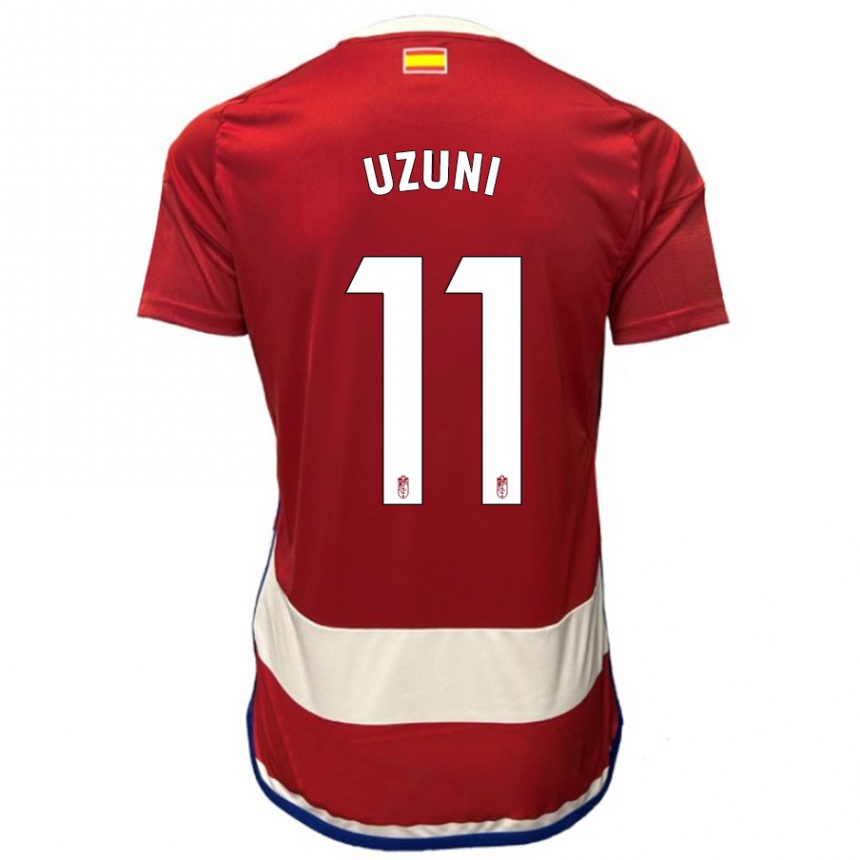 Enfant Football Maillot Myrto Uzuni #11 Rouge Tenues Domicile 2023/24 Canada