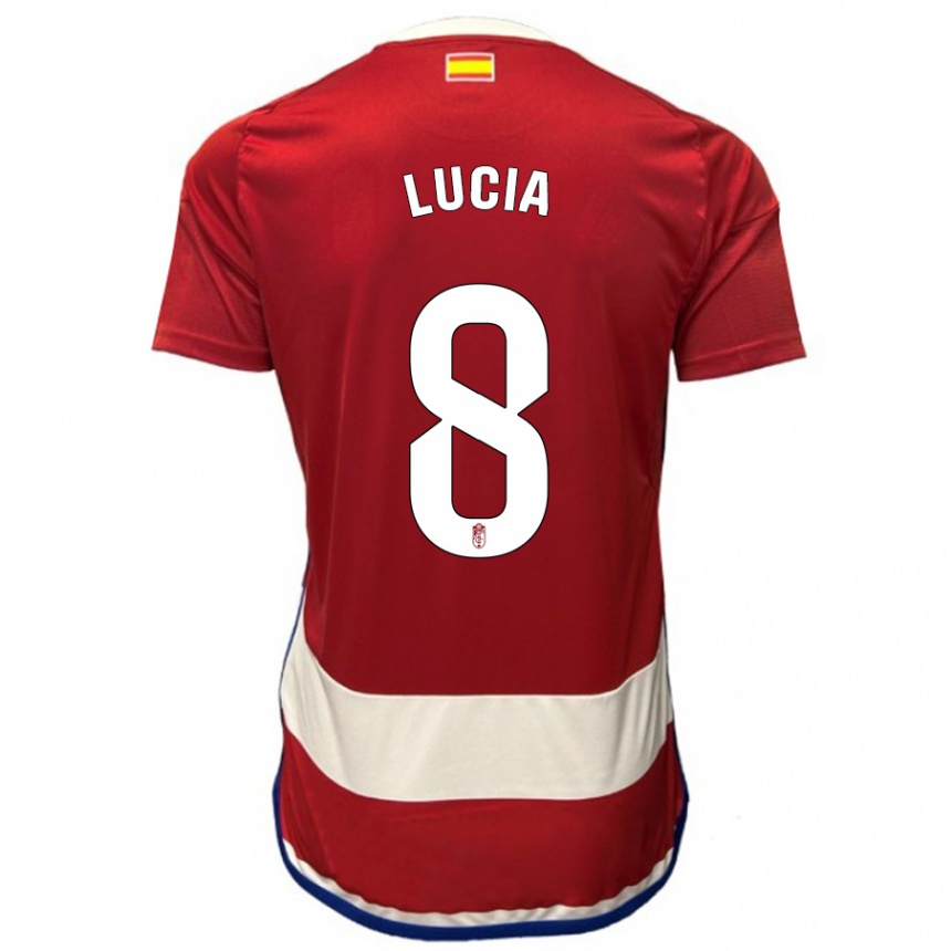 Enfant Football Maillot Lucía Martínez #8 Rouge Tenues Domicile 2023/24 Canada