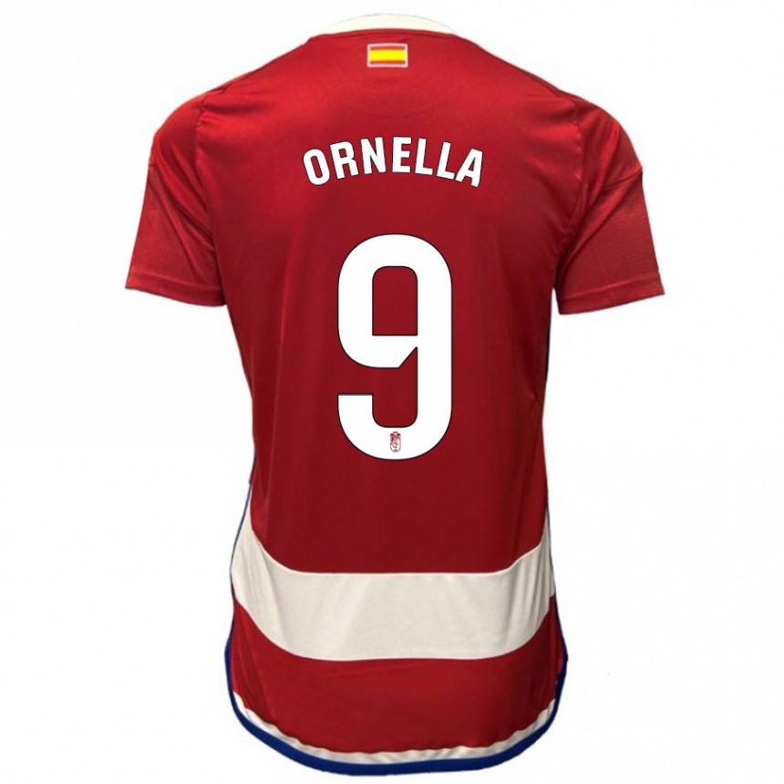 Enfant Football Maillot Ornella María Vignola Cabot #9 Rouge Tenues Domicile 2023/24 Canada