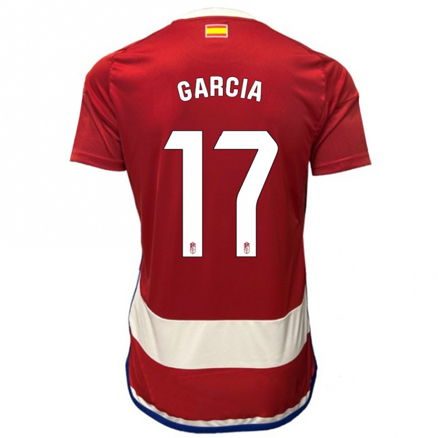 Enfant Football Maillot Naima García #17 Rouge Tenues Domicile 2023/24 Canada