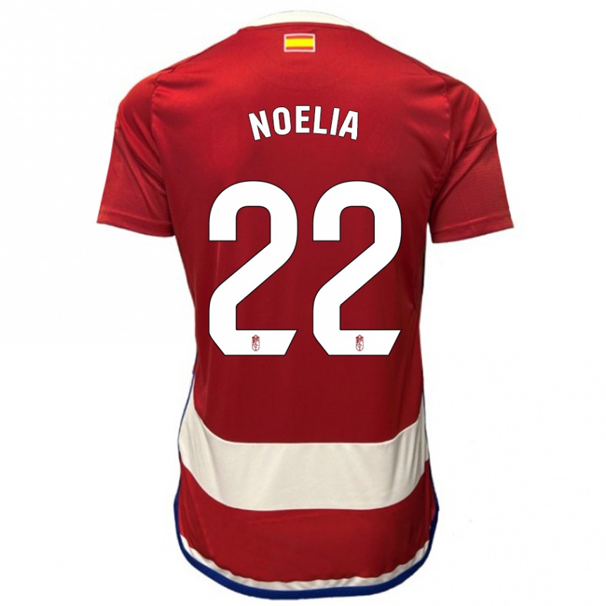 Kids Football Noelia Salas Mullens #22 Red Home Jersey 2023/24 T-Shirt Canada