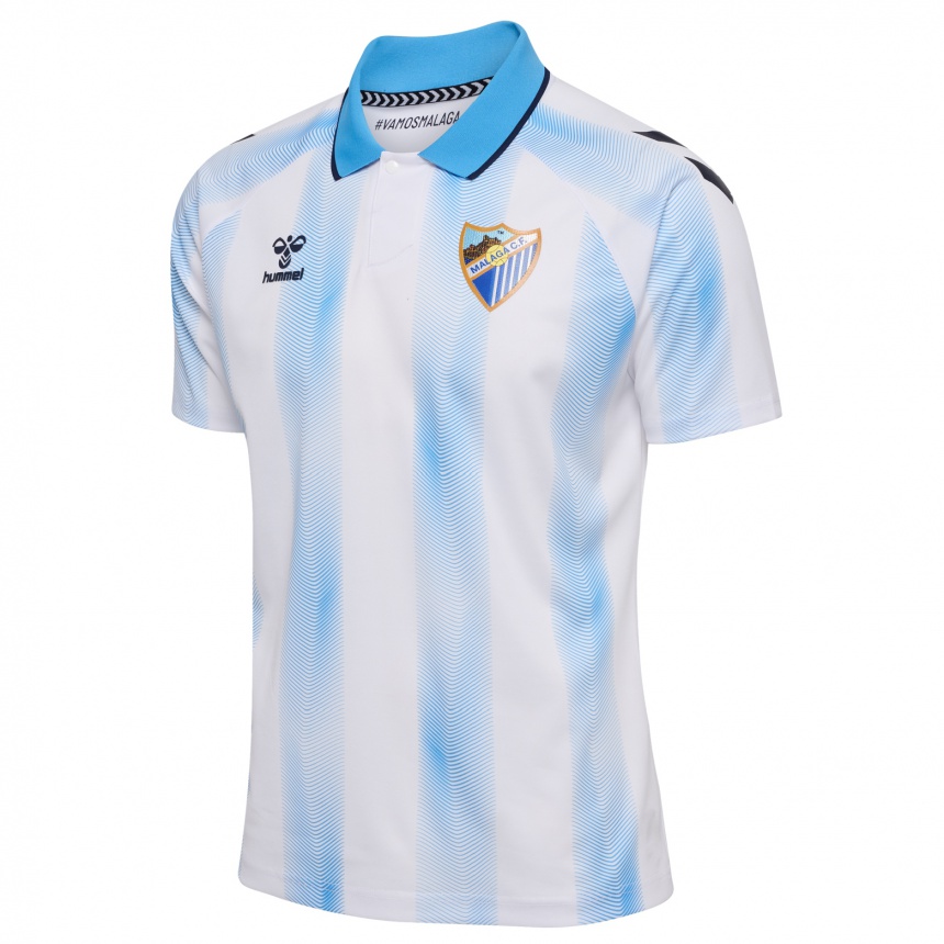 Kids Football Ángel Recio #4 White Blue Home Jersey 2023/24 T-Shirt Canada