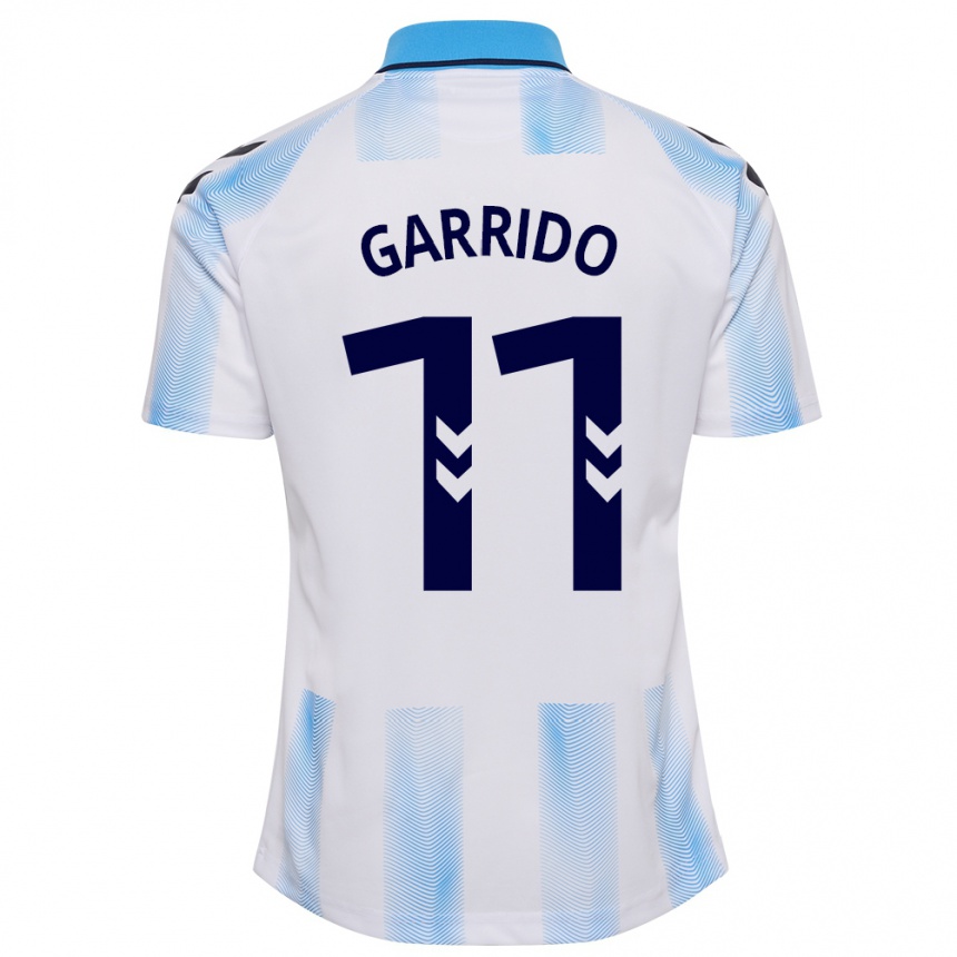 Enfant Football Maillot Rafael Garrido #11 Blanc Bleu Tenues Domicile 2023/24 Canada