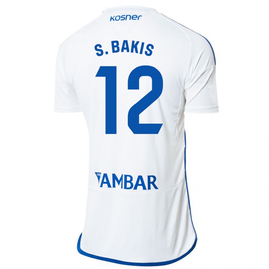 Kids Football Sinan Bakış #12 White Home Jersey 2023/24 T-Shirt Canada