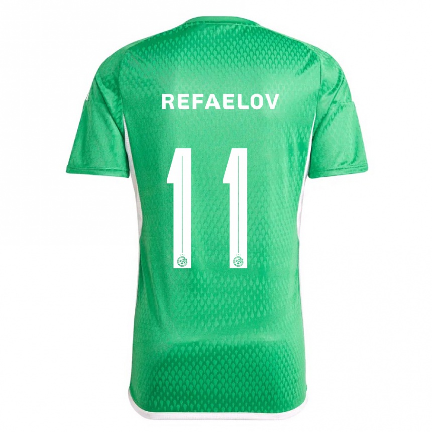 Enfant Football Maillot Lior Refaelov #11 Blanc Bleu Tenues Domicile 2023/24 Canada