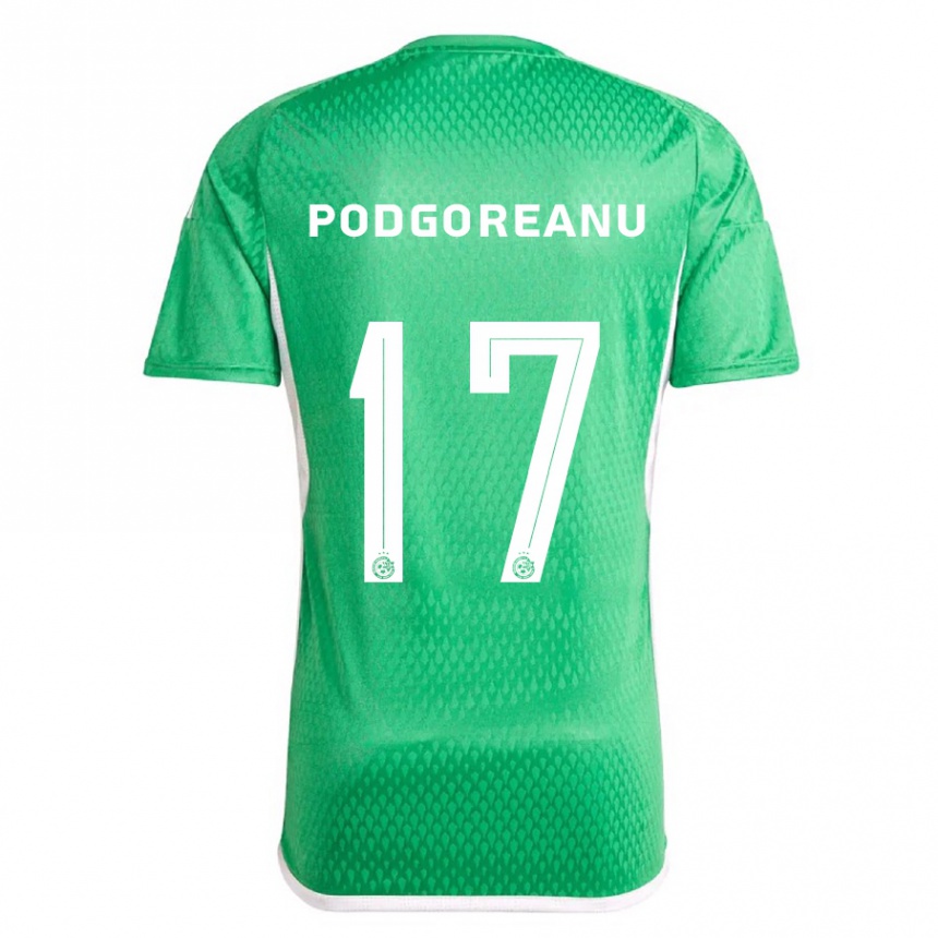 Enfant Football Maillot Suf Podgoreanu #17 Blanc Bleu Tenues Domicile 2023/24 Canada