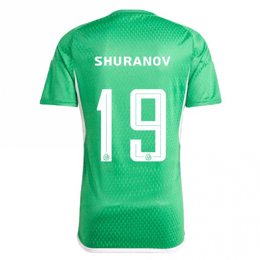 Enfant Football Maillot Erik Shuranov #19 Blanc Bleu Tenues Domicile 2023/24 Canada