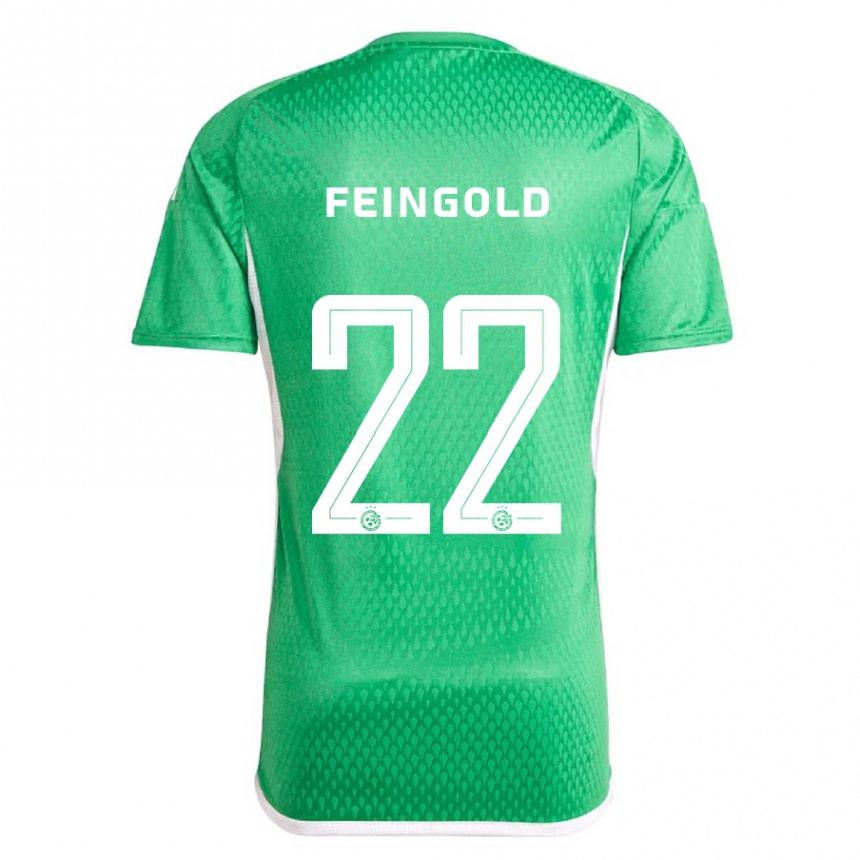 Enfant Football Maillot Ilay Feingold #22 Blanc Bleu Tenues Domicile 2023/24 Canada