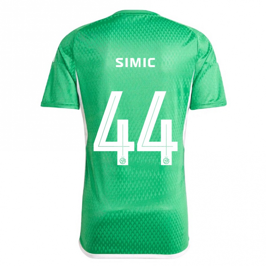 Enfant Football Maillot Lorenco Simic #44 Blanc Bleu Tenues Domicile 2023/24 Canada