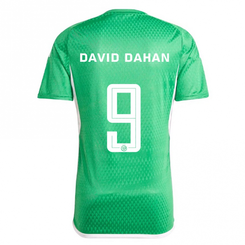 Kids Football Omer David Dahan #9 White Blue Home Jersey 2023/24 T-Shirt Canada