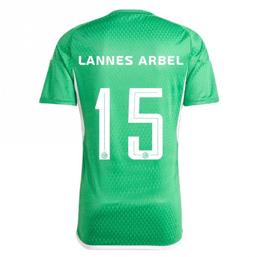 Kids Football Tomer Lannes Arbel #15 White Blue Home Jersey 2023/24 T-Shirt Canada