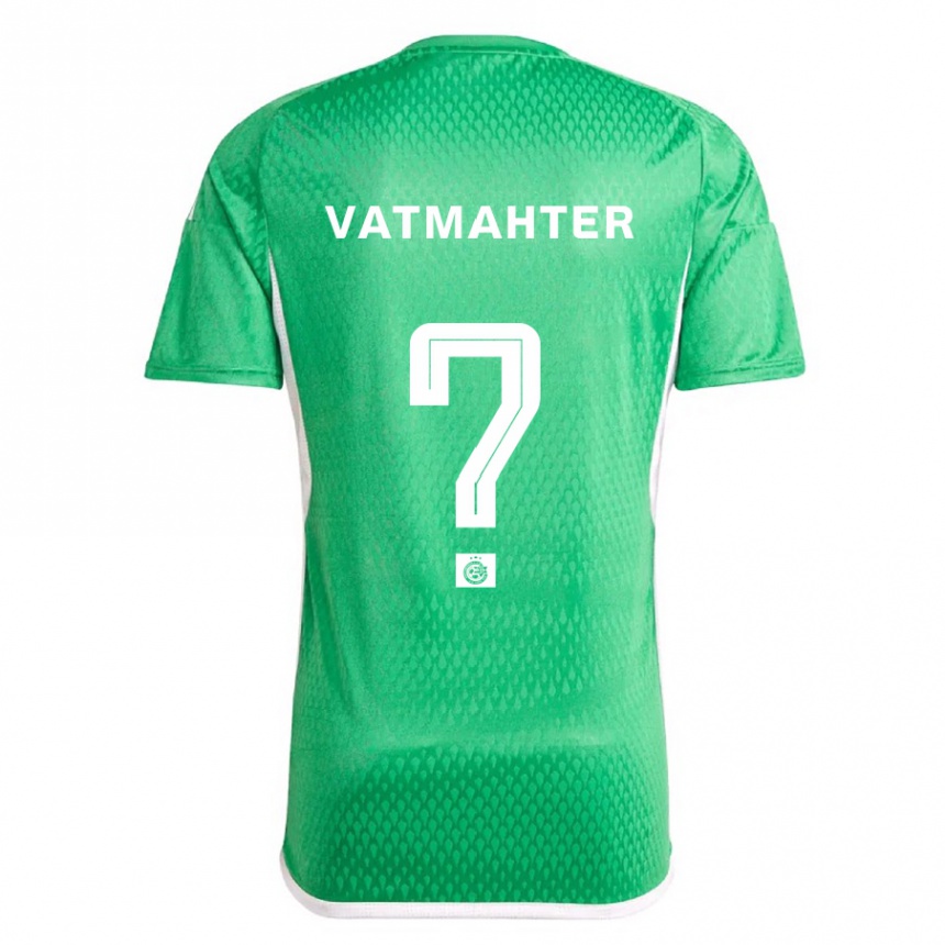 Kids Football Liam Vatmahter #0 White Blue Home Jersey 2023/24 T-Shirt Canada