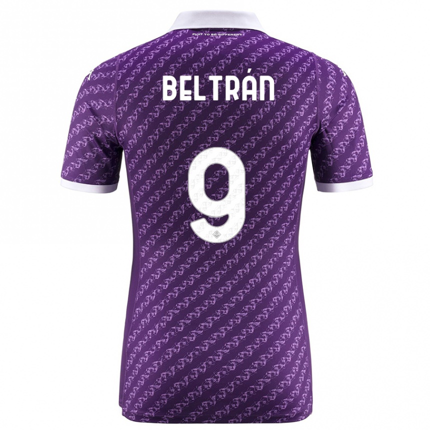 Kids Football Lucas Beltrán #9 Violet Home Jersey 2023/24 T-Shirt Canada