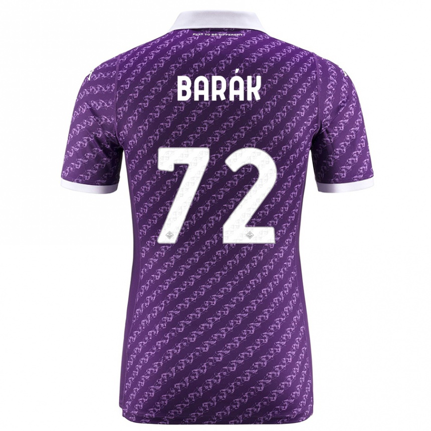 Kids Football Antonin Barak #72 Violet Home Jersey 2023/24 T-Shirt Canada