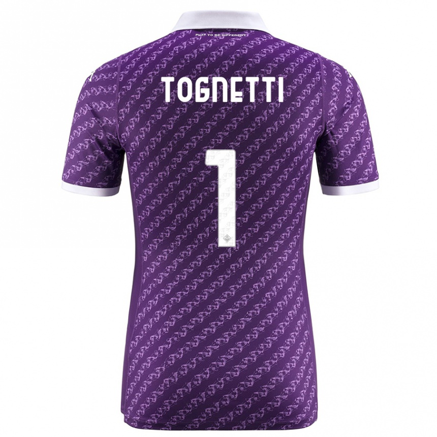 Kids Football Laerte Tognetti #1 Violet Home Jersey 2023/24 T-Shirt Canada