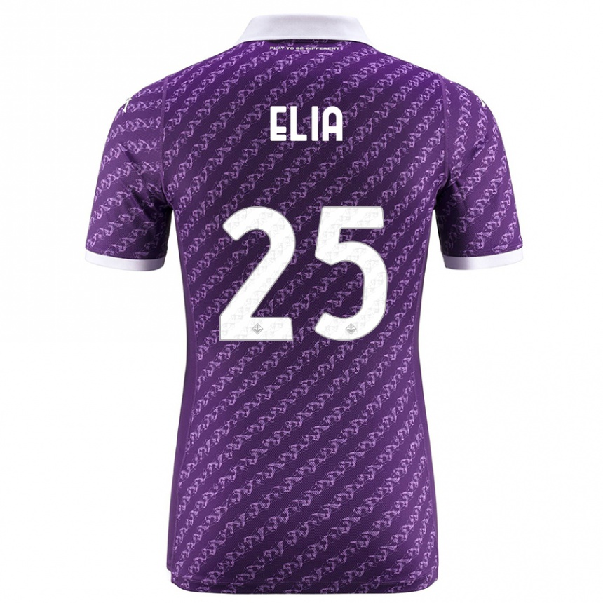 Kids Football Mirko Elia #25 Violet Home Jersey 2023/24 T-Shirt Canada