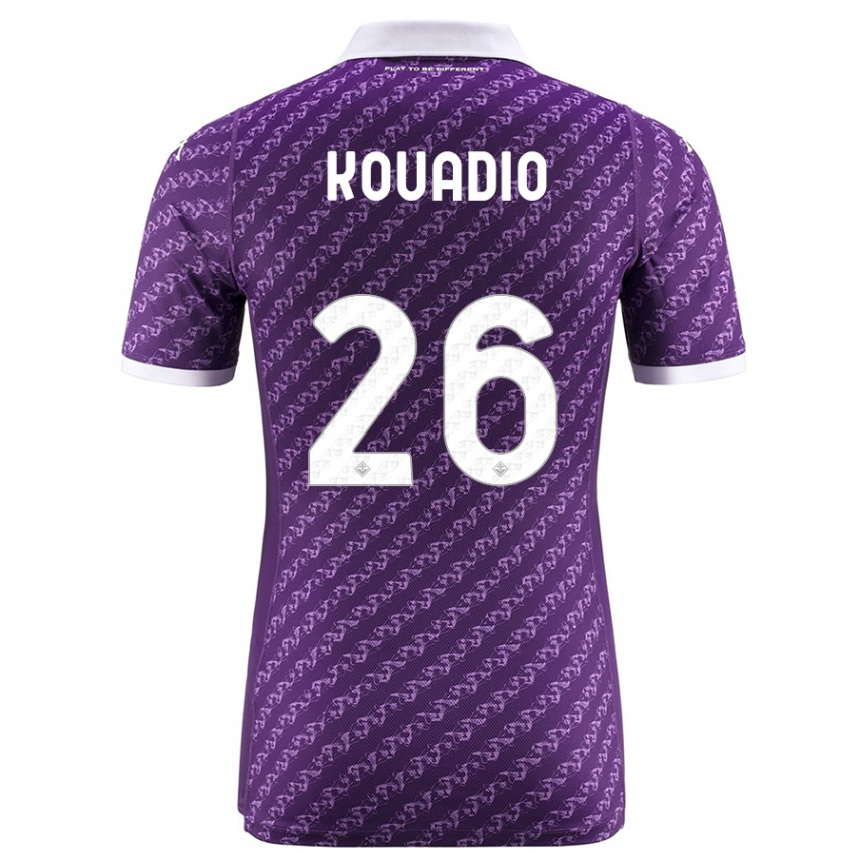 Kids Football Eddy Kouadio #26 Violet Home Jersey 2023/24 T-Shirt Canada