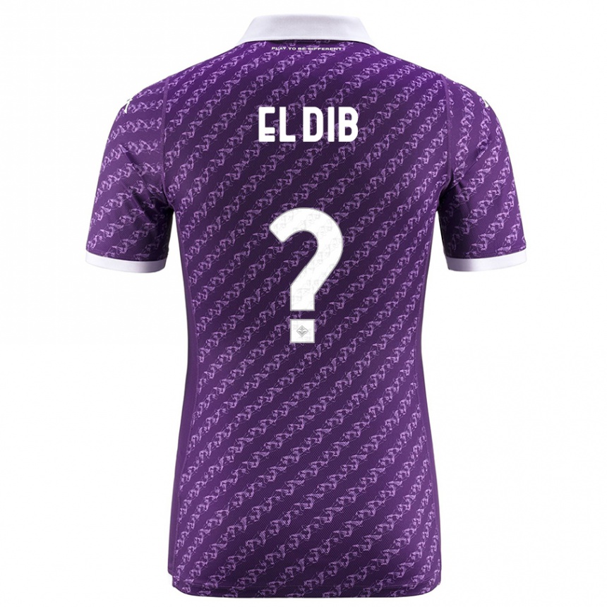 Enfant Football Maillot Karim El Dib #0 Violet Tenues Domicile 2023/24 Canada