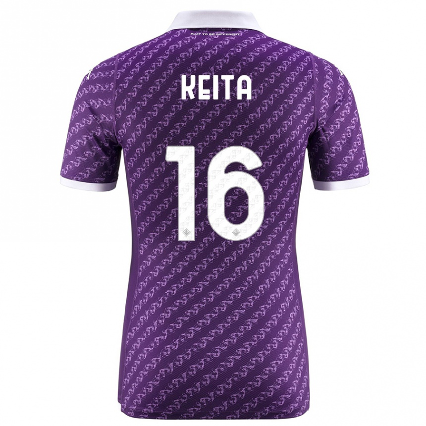 Enfant Football Maillot Bala Keita #16 Violet Tenues Domicile 2023/24 Canada