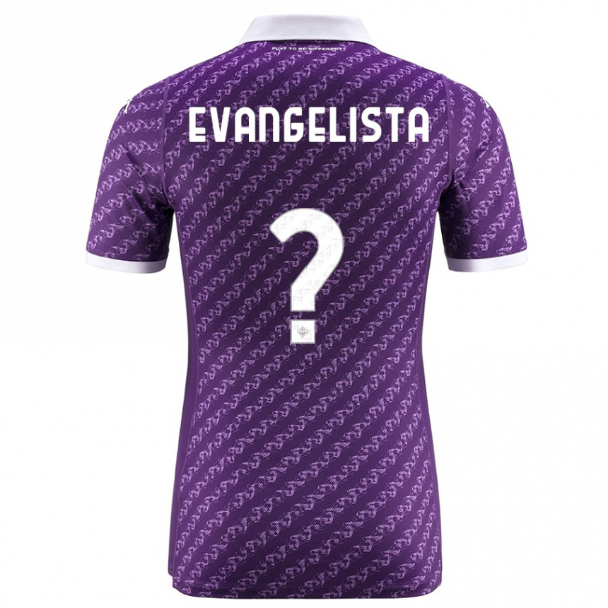 Kids Football Carlo Evangelista #0 Violet Home Jersey 2023/24 T-Shirt Canada