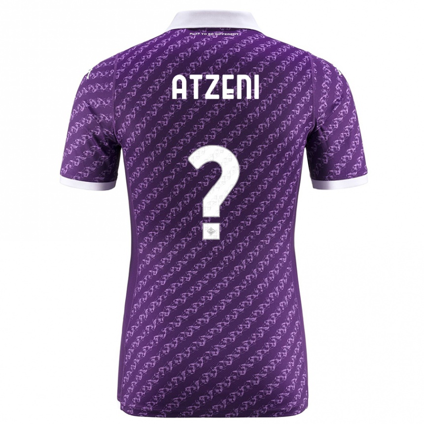 Kids Football Davide Atzeni #0 Violet Home Jersey 2023/24 T-Shirt Canada