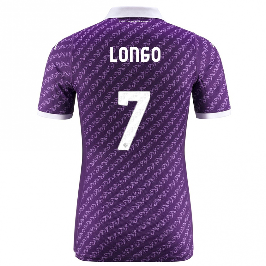 Enfant Football Maillot Miriam Longo #7 Violet Tenues Domicile 2023/24 Canada