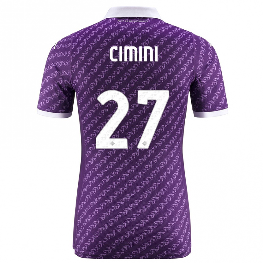 Enfant Football Maillot Linda Tucceri Cimini #27 Violet Tenues Domicile 2023/24 Canada